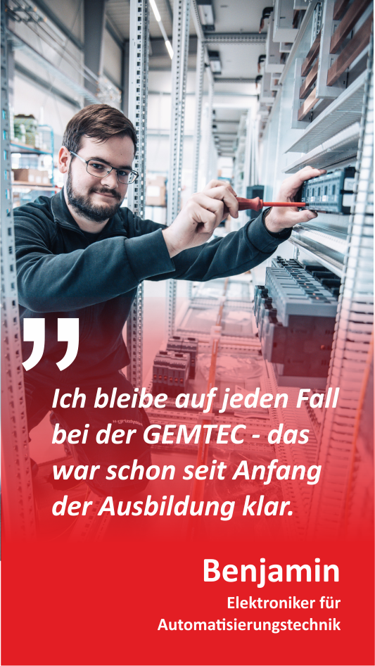 Ausbildungsstory Benjamin Story