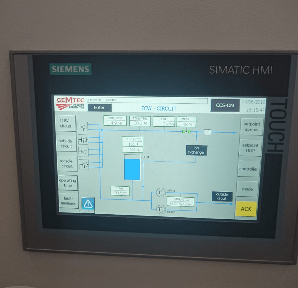 Elektrische Ausrützung Steuerung von Anlagen Details GEMTEC AG