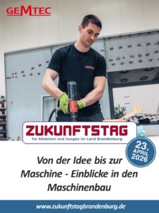 Zukunftstag 2026 GEMTEC Maschinenbau