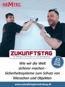 Zukunftstag 2026 GEMTEC Sicherheitstechnik