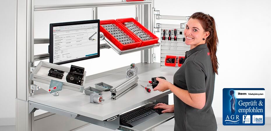 item ergonomische Arbeitsplätze 